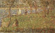 Georges Seurat The Grand Jatte of Sunday afternoon painting